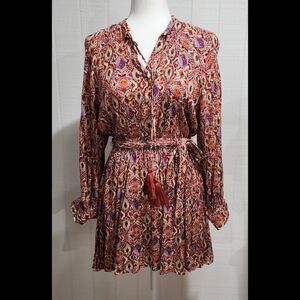 Dress Forum Desert Mirage Flared Mini Dress Size Small